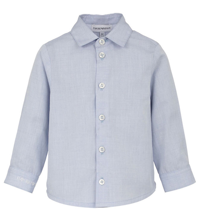Emporio Armani Skjorte - Lyseblå Emporio Armani Skjorte - Lyseblå
