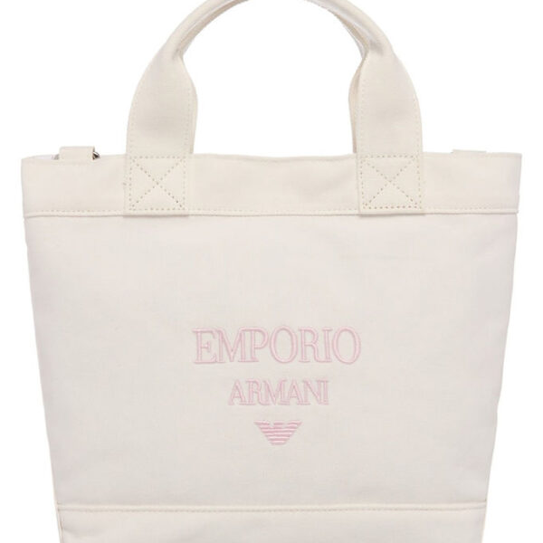 Emporio Armani Taske - 22x22x9,5 cm - Warm White