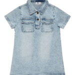 En Fant Kjole - Light Blue Denim