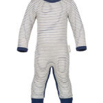 Engel Heldragt - Uld/Silke - Natural/Navy Blue