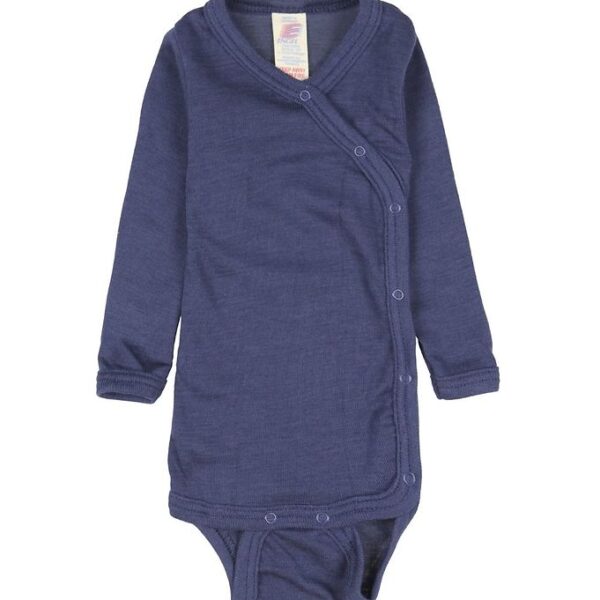 Engel Slå-om Body l/æ - Uld/Silke - Navy Blue