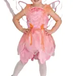 Fe-kjole med vinger str. 3-4 år