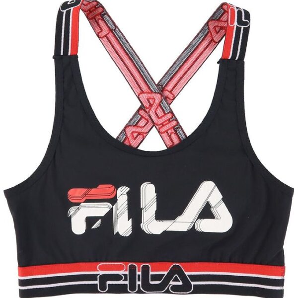 Fila Top - Sort/Rød m. Logo