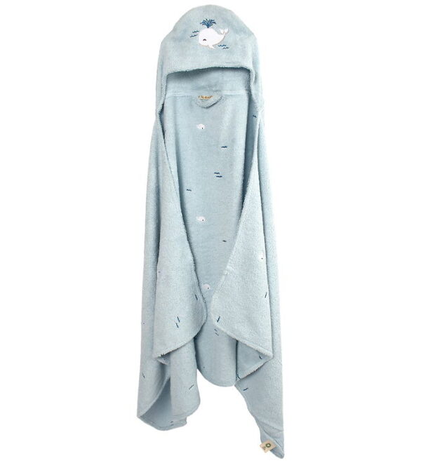 Filibabba Badehåndklæde m. Hætte - Christian's Whale Tales