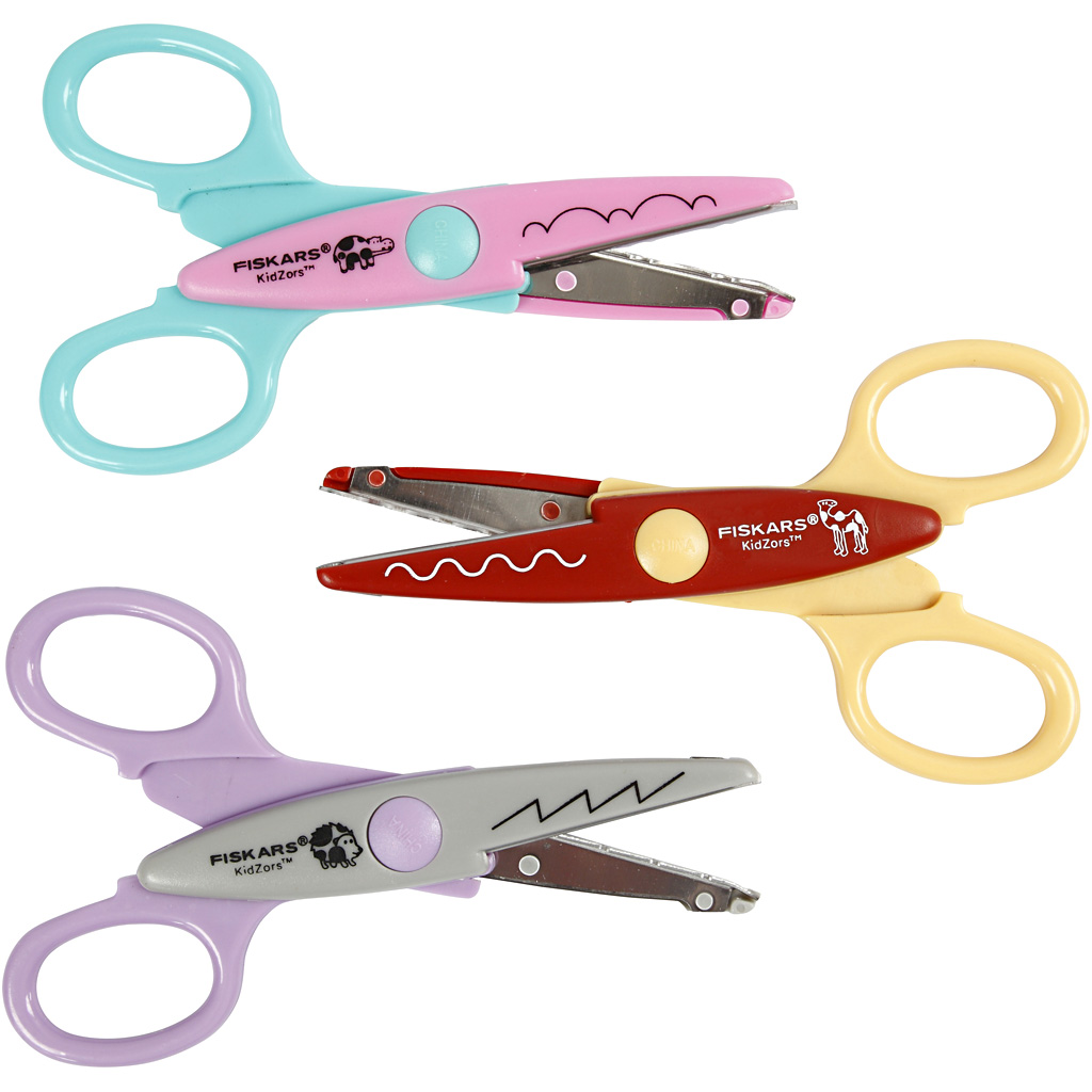 Fiskars | Mønstersakse - Højre + venstre, 3 stk.