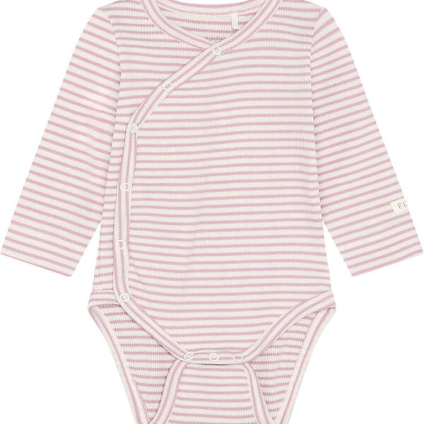 Fixoni Slå-om Body l/æ - Rib - Bleached Mauve