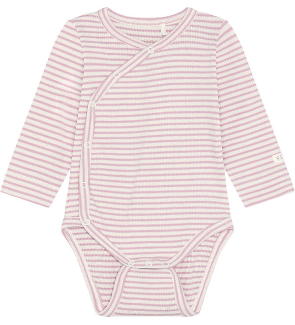 Fixoni Slå-om Body l/æ - Rib - Bleached Mauve