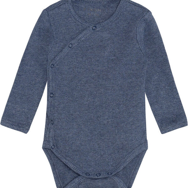 Fixoni Slå-om Body l/æ - Rib - Vintage Indigo Melange