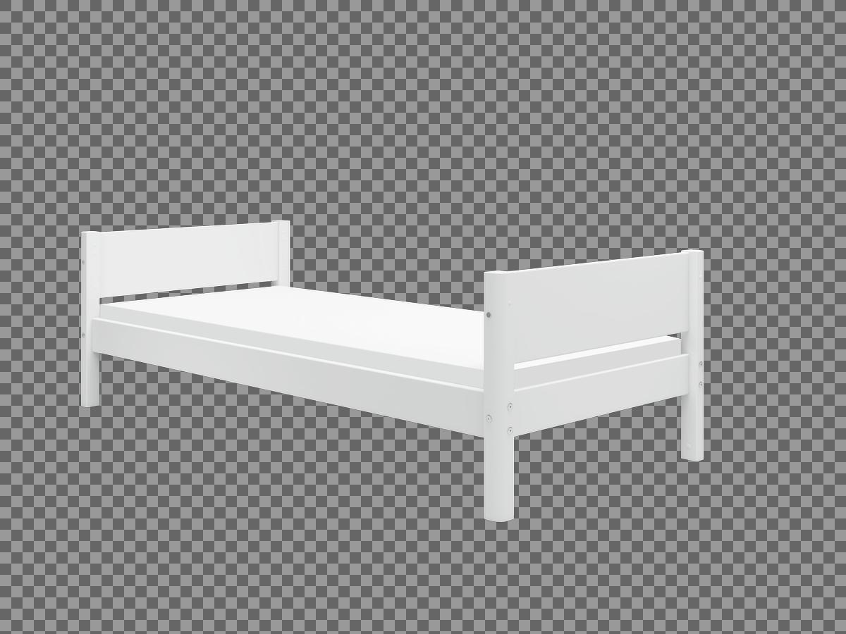 Flexa White Enkeltseng 90x200 cm - Hvid