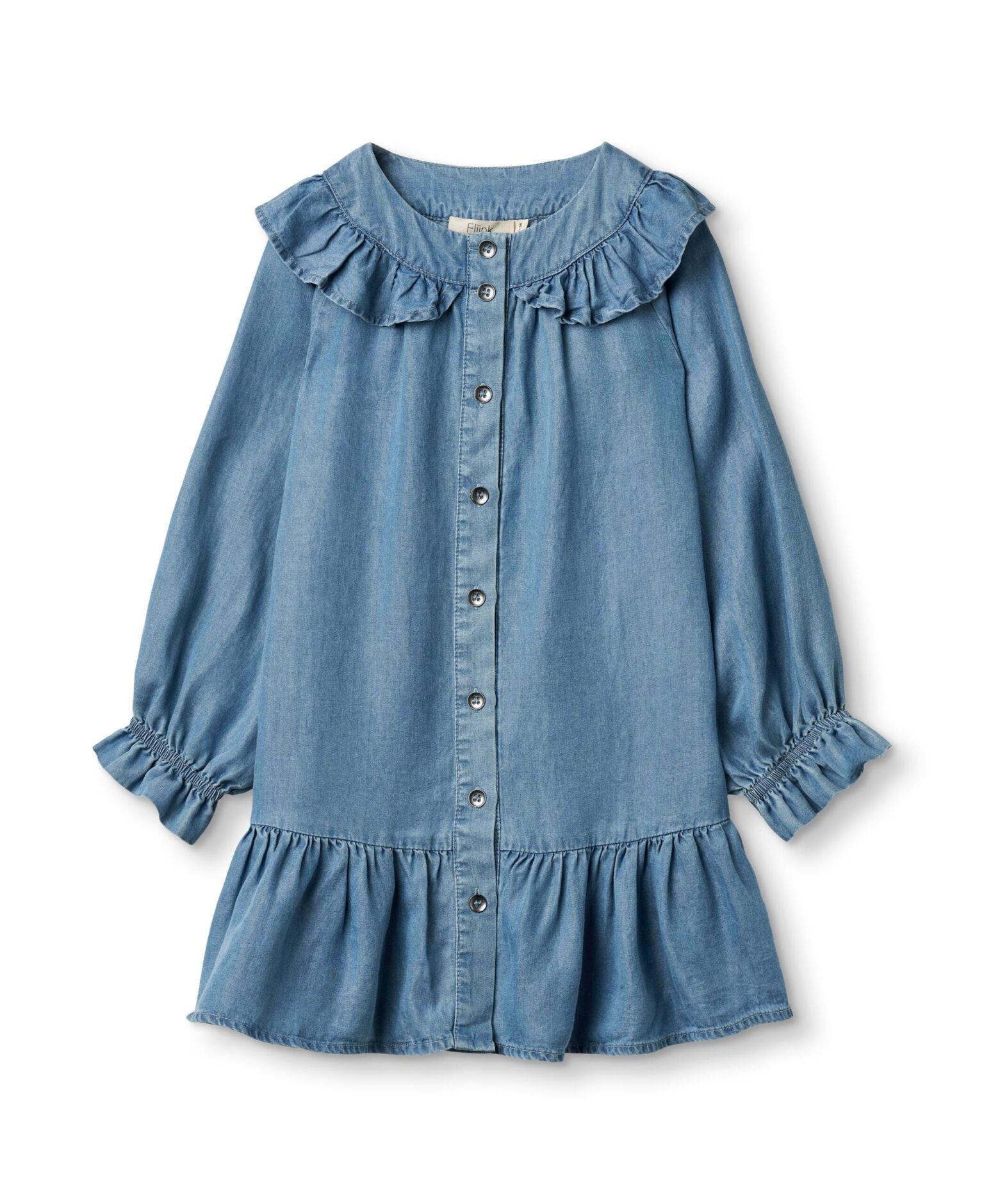 Fliink Hurlum Dress - Light Denim Blue - 86 cm Fliink Hurlum Dress - Light Denim Blue - 86 cm