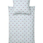 Flöss Sengetøj - Voksen - Albert - 140x200 cm - Blue Gingham