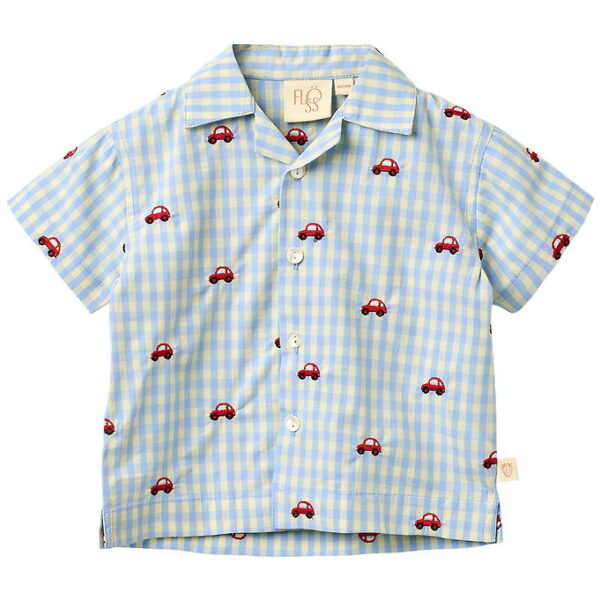 Flöss Skjorte - Albert - Blue Gingham