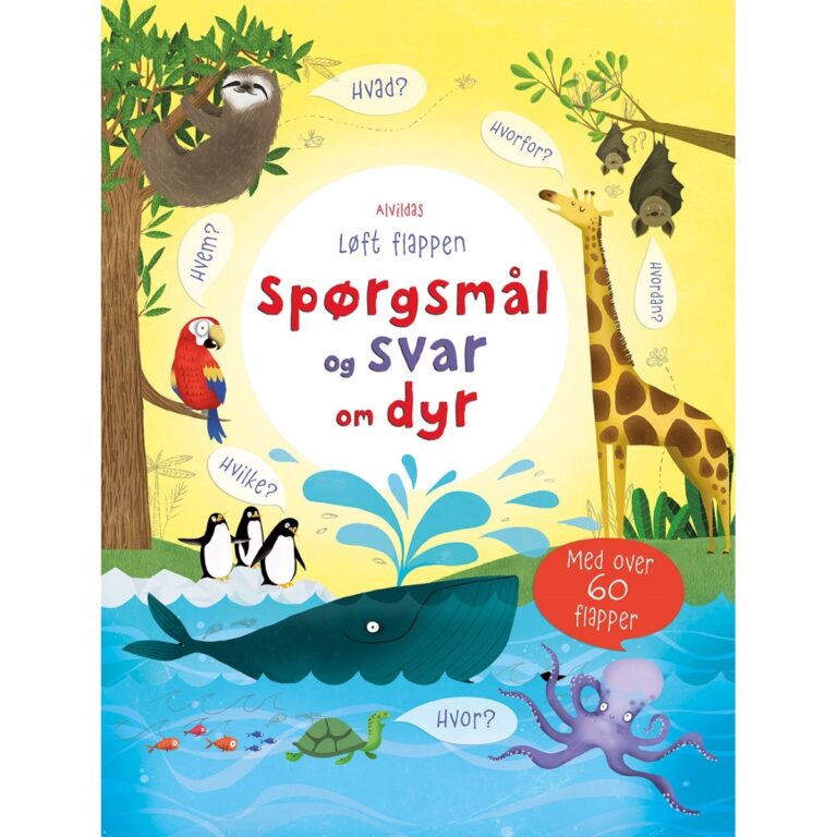 Forlaget Alvilda | Alvildas løft flappen - Spørgsmål og svar om dyr