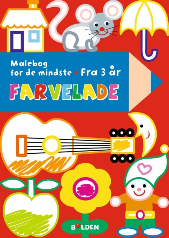 Forlaget Bolden | Farvelade - Malebog for de mindste (fra 3 år)