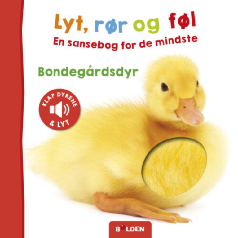 Forlaget Bolden | Lyt, rør og føl - Bondegårdsdyr