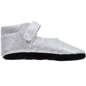 Fuzzies Ballerina Hjemmesko - Amalie - Sølv m. Glimmer