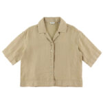 GANT Skjorte - Hør - Boxy - Dry Sand