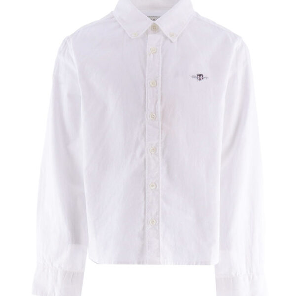 GANT Skjorte - Shield Oxford - Hvid