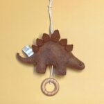 Gamcha Musikuro Dinosaur - Brun