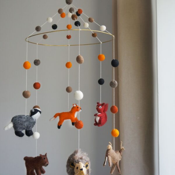 Gamcha Stor Uro med Skovens Dyr