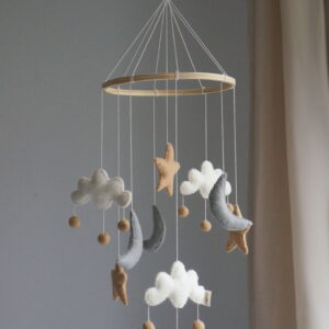 Gamcha Uro Sky Måne Stjerne Grå Beige