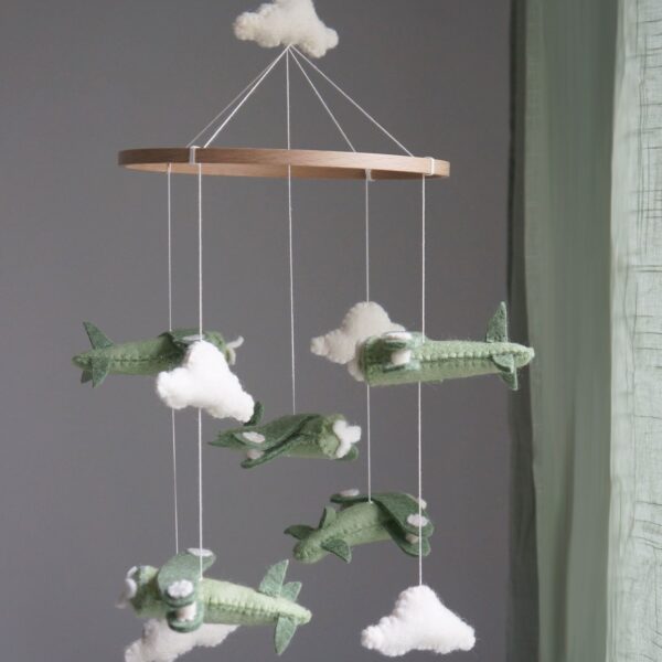 Gamcha Uro med Flyvemaskiner - Grøn