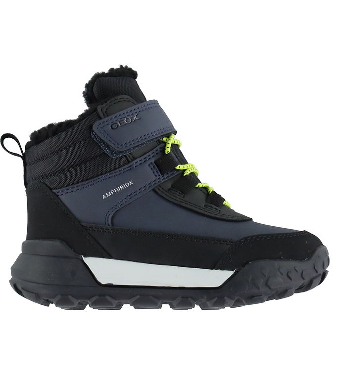 Geox Vinterstøvler - Tex - J Trekkyup B ABX - Navy/Lime