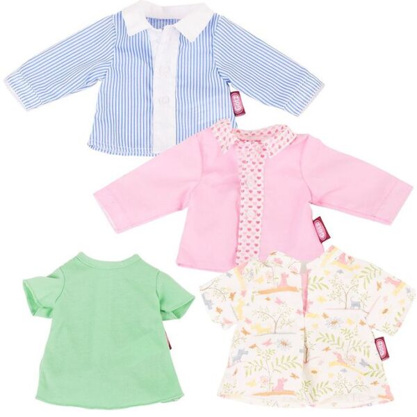 Götz Dukketøj - Taske Med 4 Sæt Tøj - 42-46 Cm.