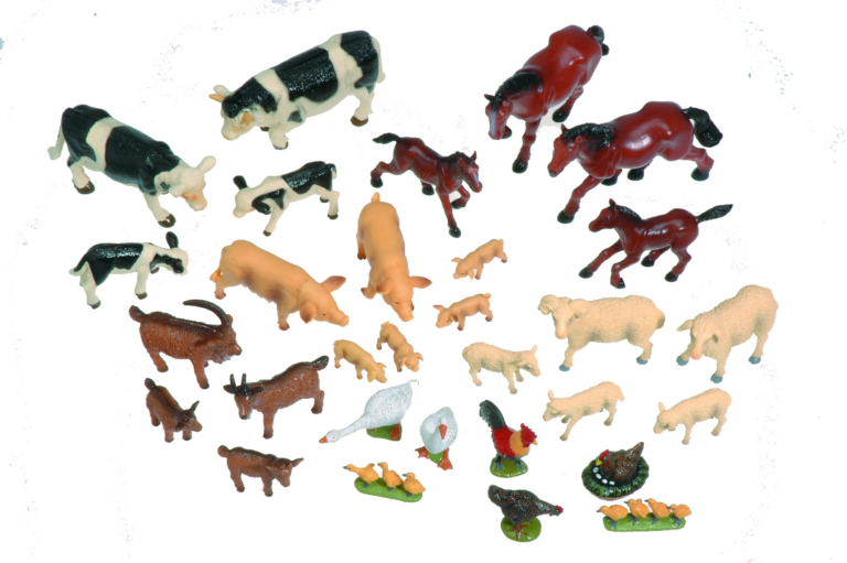 Gowi | Bondegårdsdyr - Sæt med 35 stk