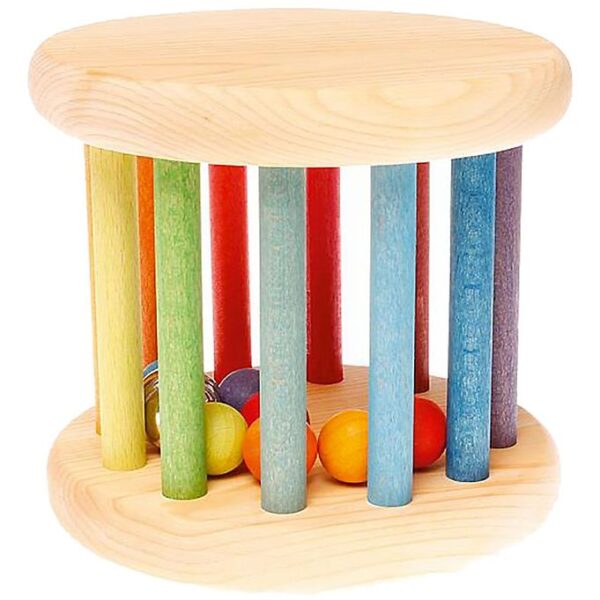 Grimms Trælegetøj - Rangle - Multifarvet