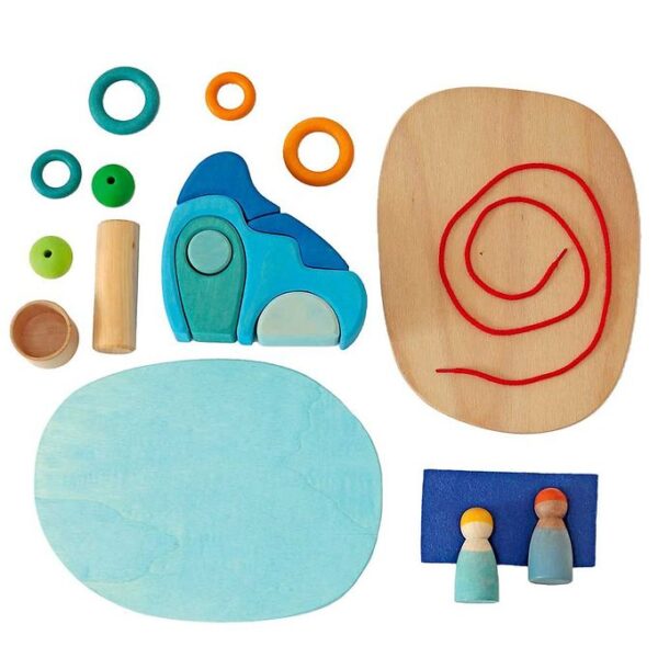 Grimms Trælegetøj - Small World Play By The Water