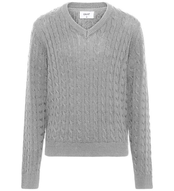 Grunt Bluse - Strik - GrAron - Grey Melange