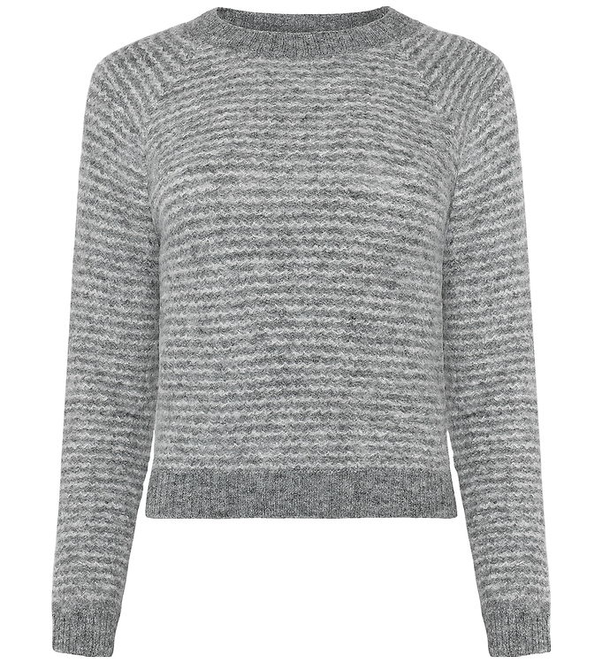 Grunt Bluse - Strik - GrCienne - Dark Grey