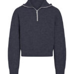 Grunt Bluse - Strik - GrSuso - Charcoal Melange