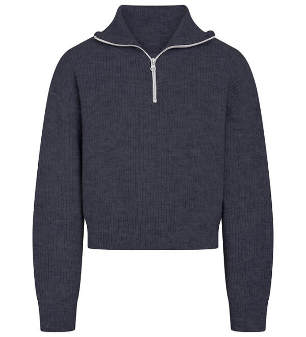 Grunt Bluse - Strik - GrSuso - Charcoal Melange