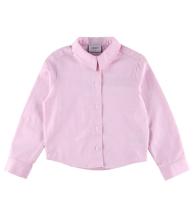 Grunt Skjorte - GrDagny - Pink/Hvidstribet