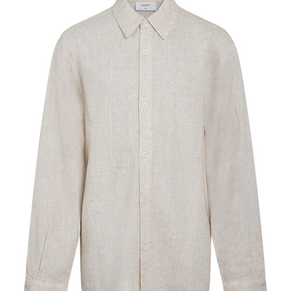 Grunt Skjorte - Herstal - Hør - Sand