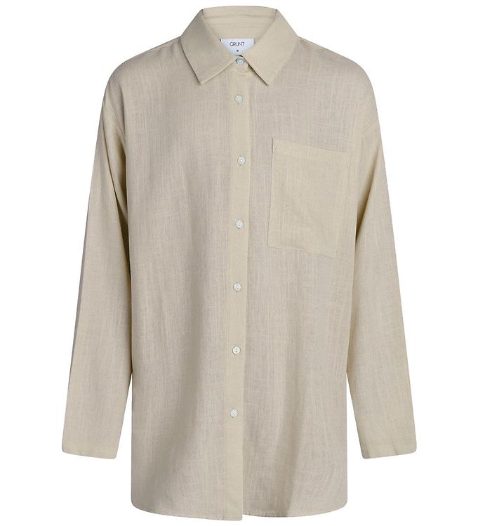 Grunt Skjorte - Latti - Sand