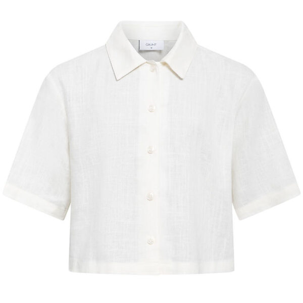 Grunt Skjorte - Lusi - Viskose/Hør - Hvid