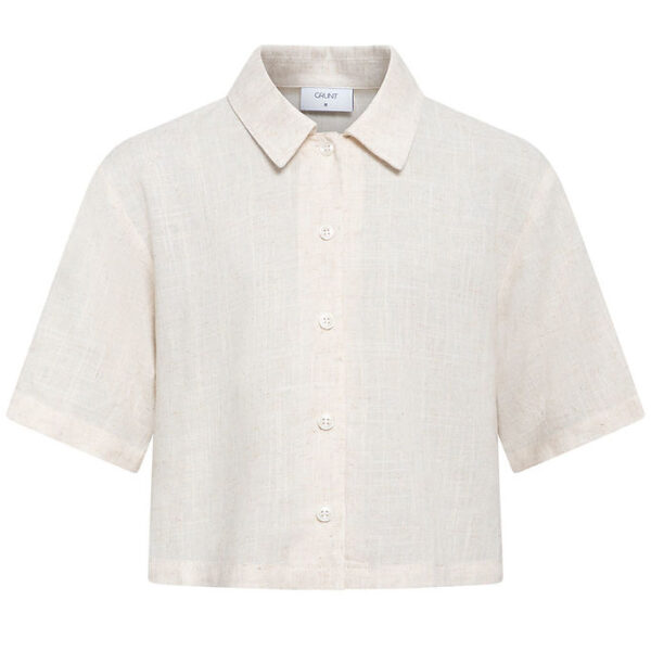 Grunt Skjorte - Lusi - Viskose/Hør - Sand
