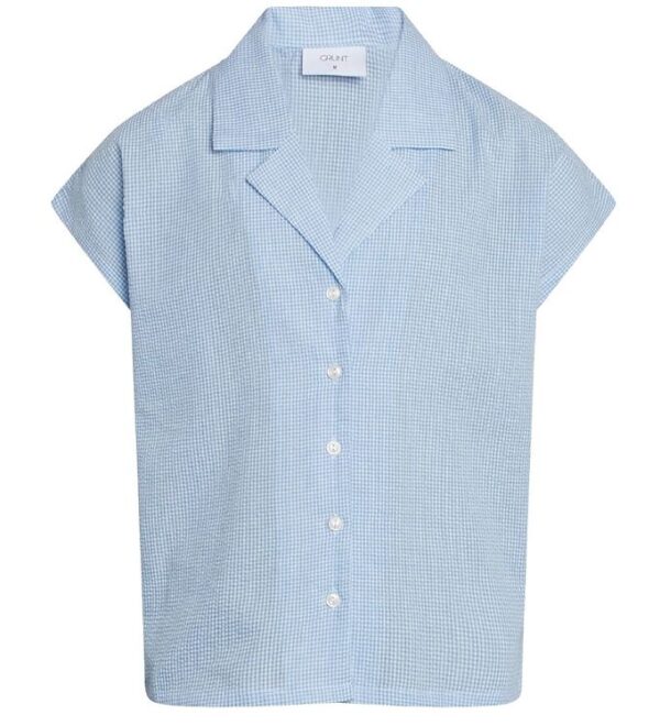 Grunt Skjorte - Suisu Check - Lys Blå m. Tern