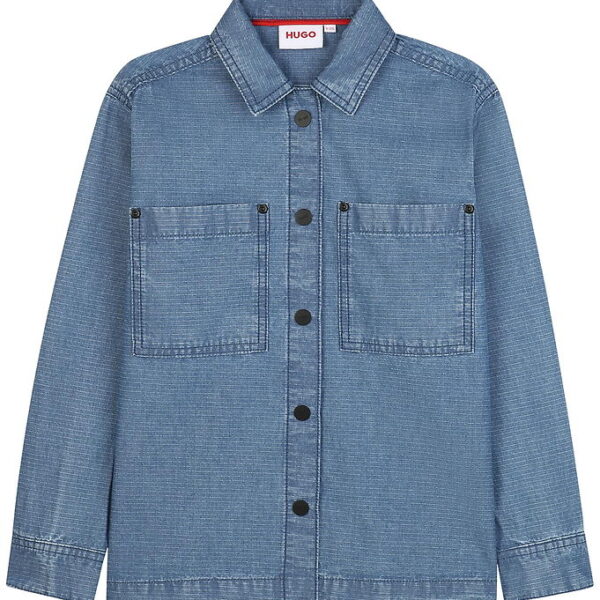 HUGO Skjorte - Denim - Stone Wash