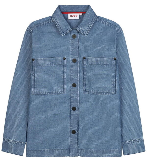 HUGO Skjorte - Denim - Stone Wash