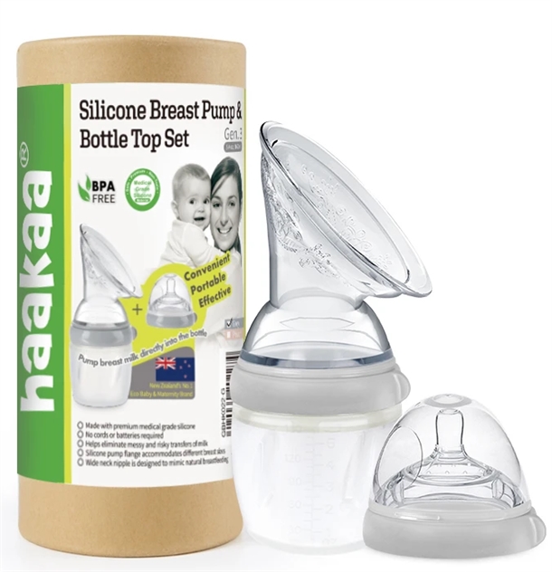 Haakaa Brystpumpe & Flaske - Generation 3 (160ml)