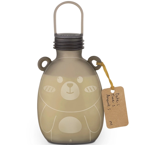Haakaa Silikone Opbevaringspose til brystmælk Happii Bear 1 stk. (260ml)