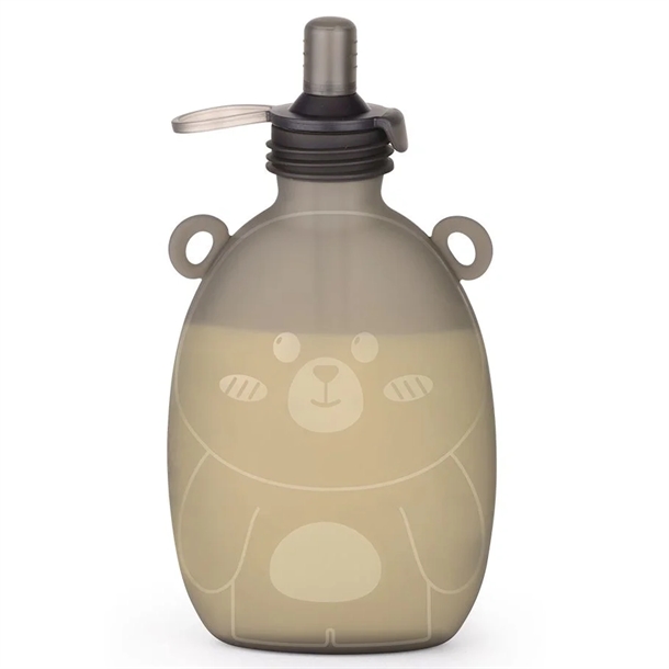Haakaa Silikone Smoothie pose - Happii Bear - 1 stk. (260ml)