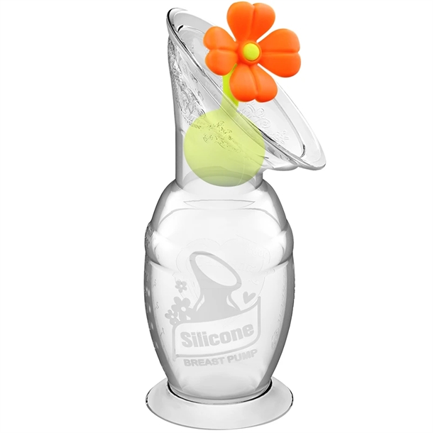 Haakaa brystpumpe Gen. 2 - 100 ml med blomsterlåg