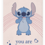 Håndklæde Med Lilo Og Stitch - Håndklæder - Legekammeraten.dk