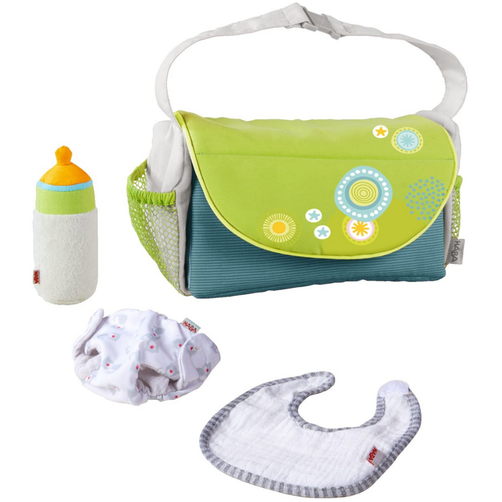 Haba | Dukketilbehør - Pusletaske "Sommer", 4 dele