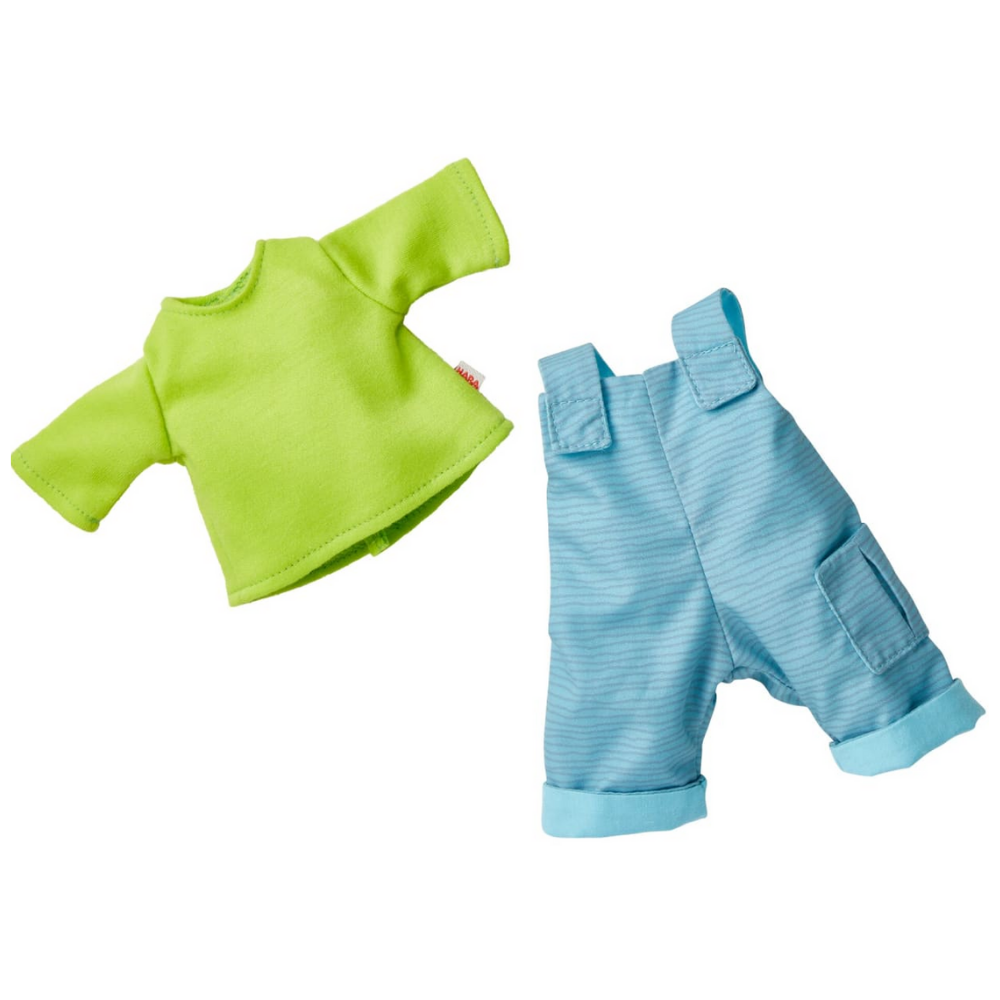 Haba | Dukketøj - Overalls & t-shirt, 32 cm Haba | Dukketøj - Overalls & t-shirt, 32 cm